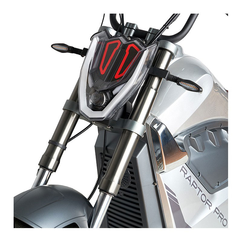 Moto-électrique-3000W-125e-Raptor-Pro-gris